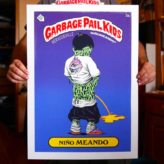 Print 'GARBAGE PAIL KIDS' x Nervousville